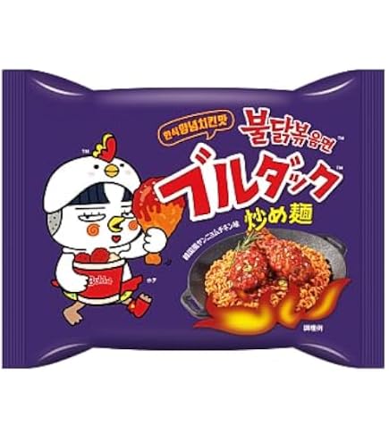 Amazon.co.jp: SAMYANG 三養ブルダック炒め麺 140g、2食 □ 麺 の